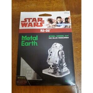 Metal Earth 3D Steel Model Kits: Star Wars The Last Jedi- R2-D2 Disney 14+